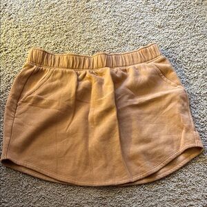 wild fable Tan Terry Skirt